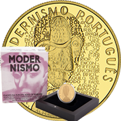 Pronumis Numismática Portugal 5 Euro Ouro Proof 2016 O Modernismo