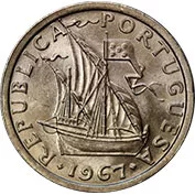 Portugal 2$50 1967 Bela