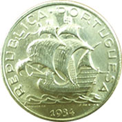 Portugal 5$00 1934 Bela