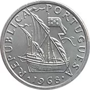 Portugal 5$00 1968 Bela