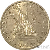 Portugal 5$00 1969 Bela