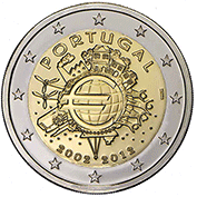 Portugal 2 Euro 2012 - 10 anos Euro