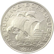 Portugal 10$00 1940 Bela