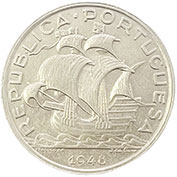 Portugal 10$00 1948 Bela