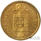 Portugal 10$00 1990 Bela