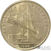 Portugal 20$00 1966 Ponte Salazar Bela