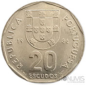 Portugal 20$00 1986 Bela