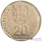 Portugal 20$00 1989 Bela