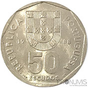 Portugal 50$00 1988 Bela