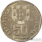 Portugal 50$00 1989 Bela
