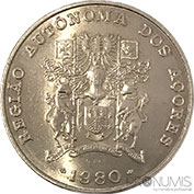 Portugal 100$00 1980 Região Autónoma dos Açores Bela