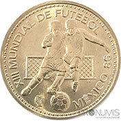 Portugal 100$00 1986 XIII Mundial de Futebol México 86 Bela