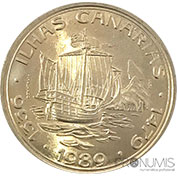 Portugal 100$00 1989 - Ilhas Canárias Bela