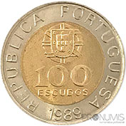 Portugal 100$00 1989 Bela