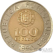 Portugal 100$00 1990 Bela