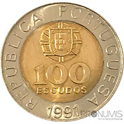 Portugal 100$00 1991 Bela