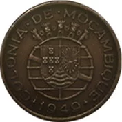 Moçambique 20 Centavos 1949 Mbc