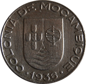 Moçambique Escudo 1936 Mbc