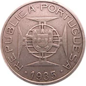 Moçambique 2$50 1935 Mbc