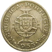 Moçambique 2$50 1953 Mbc