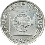 Moçambique 5$00 1949 Bela