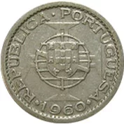 Moçambique 5$00 1960 Mbc