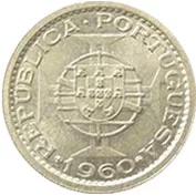 Moçambique 5$00 1960 Bela