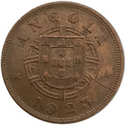 Angola 5 Centavos 1923 Mbc+