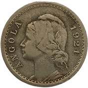 Angola 20 Centavos 1921 Mbc