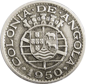 Angola 50 Centavos 1950 Mbc