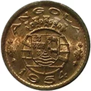 Angola 50 Centavos 1954 Bela