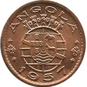 Angola 50 Centavos 1957 Bela