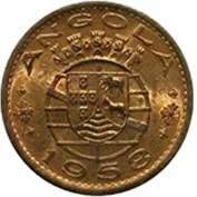 Angola 50 Centavos 1958 Bela