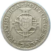 Cabo Verde 2$50 1953 Mbc