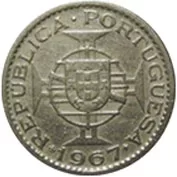 Cabo Verde 2$50 1967 Mbc