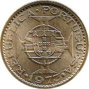 Guiné 5$00 1973 Bela