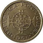 Índia Escudo 1958 Soberba