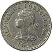 São Tomé e Príncipe 10 Centavos 1929 Mbc