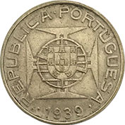 São Tomé e Príncipe 5$00 1939 Mbc