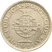 São Tomé e Príncipe 10$00 1951 Bela