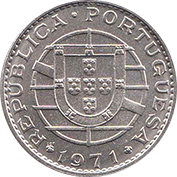 São Tomé e Príncipe 20$00 1971 Bela