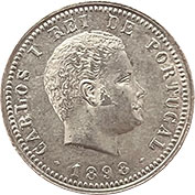 D. Carlos I 100 Réis 1898 BELA