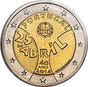 Portugal 2 Euro 2014 - 40 Anos do 25 de Abril