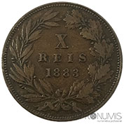 D. Luis I X Réis 1883 Mbc