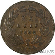 D. Luis I XX Réis 1886 Mbc