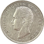 D. Luis I 500 Réis 1889 Mbc