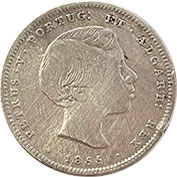 D. Pedro V 200 Réis 1855 BC