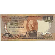 Angola 100 Escudos 24/11/1972 Marechal Carmona Bela