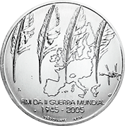 Portugal 8 Euro 2005 - 60 Anos do Fim da II Guerra Mundial