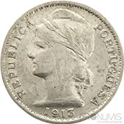 Portugal 20 Centavos 1913 Mbc